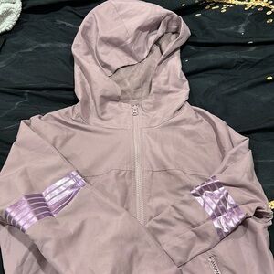 forever 21 hooded windbreaker zip up jacket
